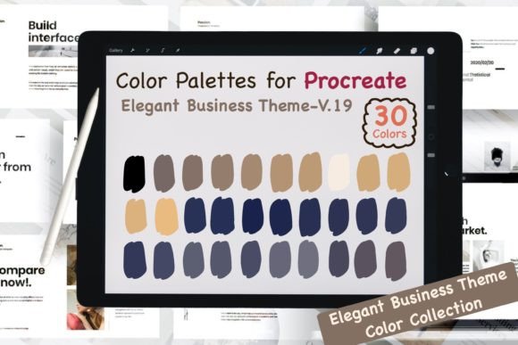 Download Procreate Color Palettes-Elegant Biz V19 - Biz Collection