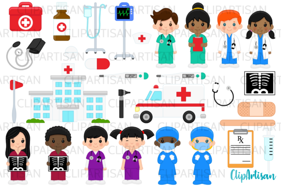 Download Doctor and Nurse Clipart, Hospital - Art Collection