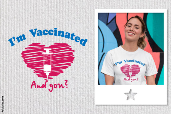 Download I Am Vaccinated, Covid, Virus Cut File - Covid Collection