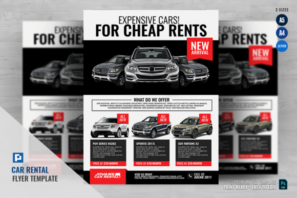 Download Car Rental and Dealership Flyer - Car Collection