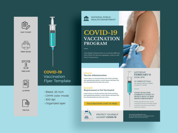 Download Covid-19 Vaccination Flyer Template - Covid Collection