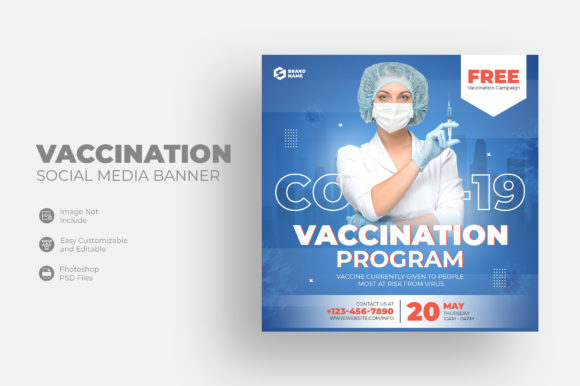 Download Covid 19 Vaccination Social Media Banner - Covid Collection