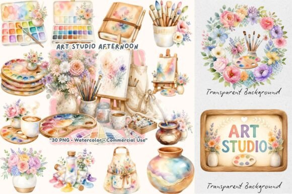 Download Coquette Art Studio Afternoon Clipart - Art Collection
