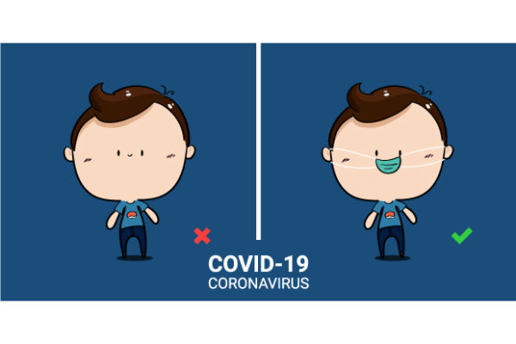 Download Character Design: Covid19 Wearing a Mask - Covid Collection