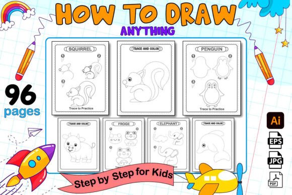Download How to Draw Anything Step-step for Kids - Step Collection