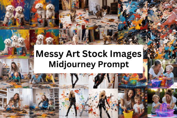 Download Ai Prompt for Messy Art Stock Images - Art Collection