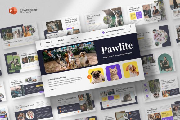 Download Pet Care Powerpoint Template - Car Collection