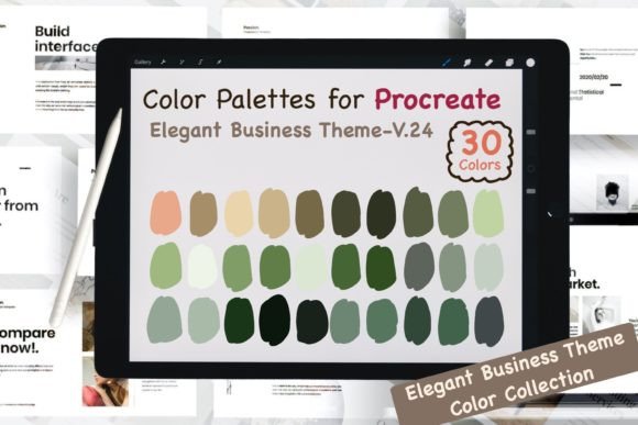 Download Procreate Color Palettes-Elegant Biz V24 - Biz Collection