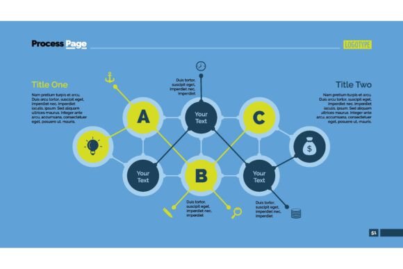 Download Abstract Flowchart Slide Template. Busin - Art Collection