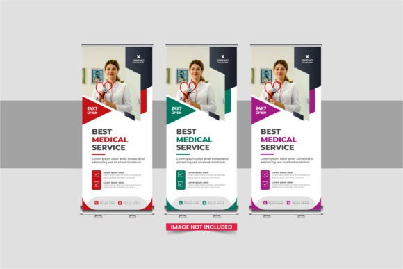 Download Medical or Healthcare Roll Up Banner - Car Collection