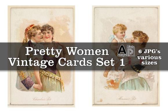 Download Women with Household Pets Cards Set No 1 - Car Collection