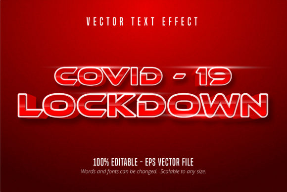 Download Covid19 Lockdown Editable Text Efffect - Covid Collection