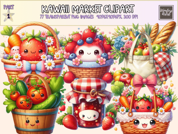 Download Kawaii Market Clipart - Art Collection