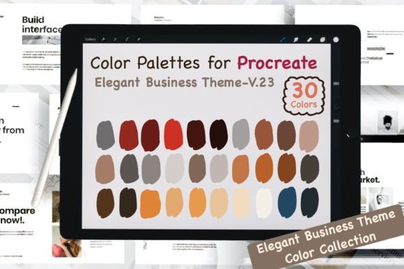 Download Procreate Color Palettes-Elegant Biz V23 - Biz Collection