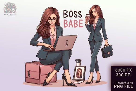 Download Girl Boss Entrepreneur Businesswoman Art - Art Collection