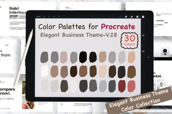 Download Procreate Color Palettes-Elegant Biz V28 - Biz Collection