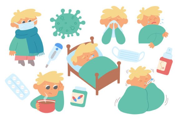Download Sick Boy, Flu Season, Medicine Clipart - Art Collection