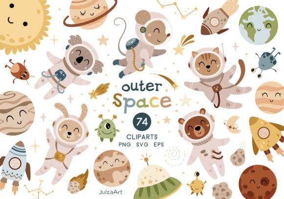 Download Space Clipart, Outer Space Svg Png - Art Collection
