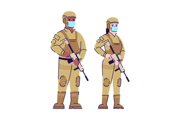Download Soldiers in Covid19 Pandemic - Covid Collection