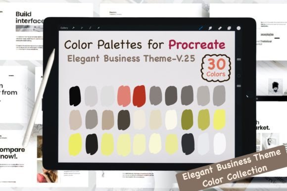 Download Procreate Color Palettes-Elegant Biz V25 - Biz Collection