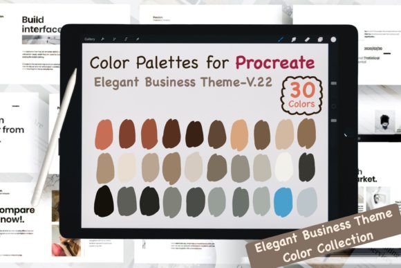 Download Procreate Color Palettes-Elegant Biz V22 - Biz Collection