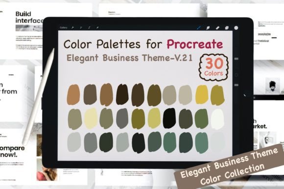 Download Procreate Color Palettes-Elegant Biz V21 - Biz Collection