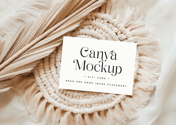 Download Canva 5x7 Invitation Card Mockup Boho - Car Collection