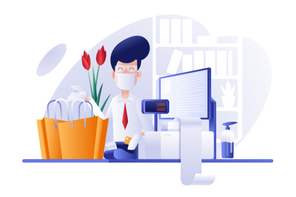 Download Safely Shopping During Covid19 - Covid Collection
