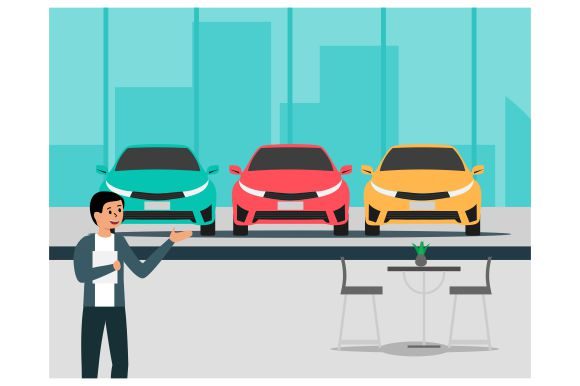 Download Cars Dealership Center Showroom Flat - Car Collection