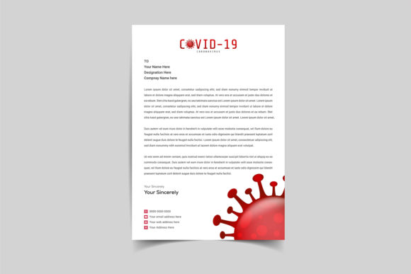 Download Covid19 Coronavirus Concept  Letter Head - Covid Collection