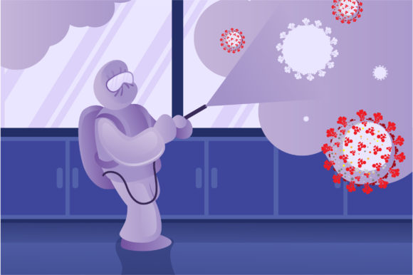 Download Male Health Worker Spraying for Covid19 - Covid Collection