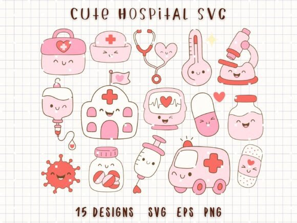 Download Cute Hospital SVG Medical Clipart - Art Collection