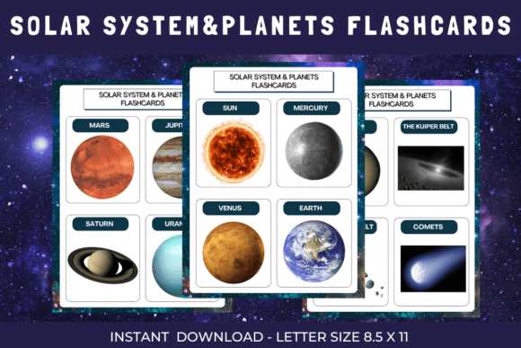 Download Solar System and Planets Flashcards - Car Collection