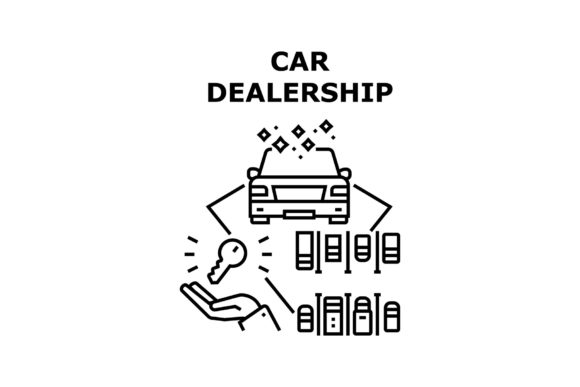 Download Car Dealership Vector Concept Black - Car Collection