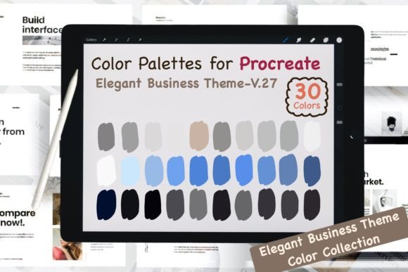 Download Procreate Color Palettes-Elegant Biz V27 - Biz Collection