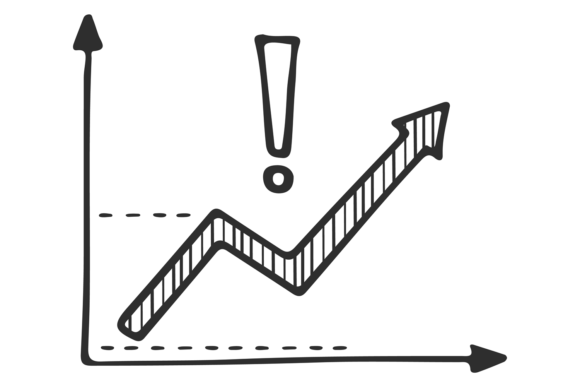 Download Growth Chart Doodle. Financial Graph Han - Art Collection
