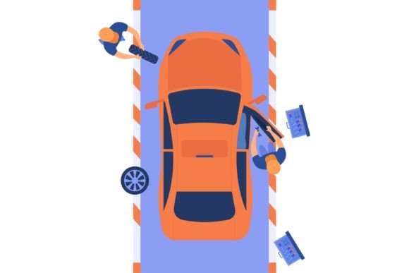 Download Automobile Service Team Working on Car, - Car Collection