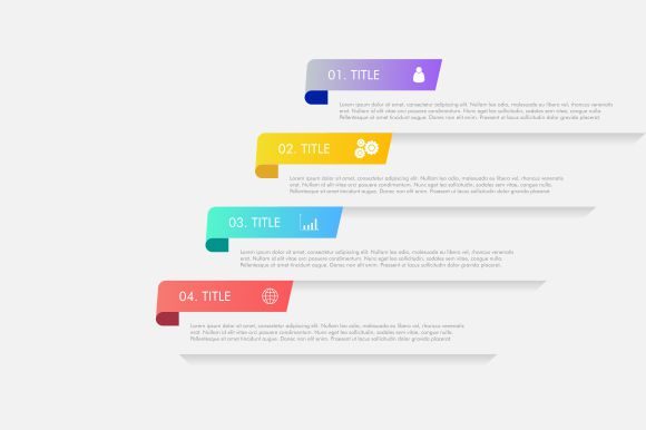 Download Isometric Infographics Steps Background - Step Collection