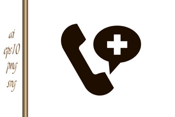 Download Consulting Phone Icon Stencil Clipart - Art Collection