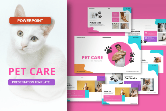 Download Pet Care PowerPoint Template - Car Collection