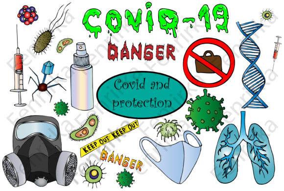 Download Bundle of Colorful Covid-19 - Covid Collection