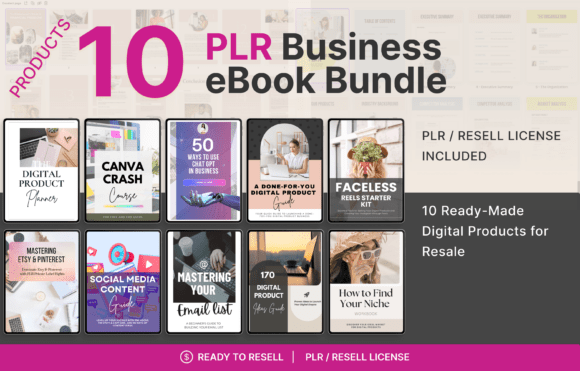 Download 10 Done-for-You PLR EBooks - Online Biz - Biz Collection