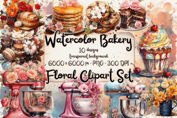Download Cake Clipart and Watercolor Bakery Art - Art Collection